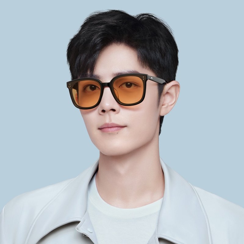 MOLSION シャオザン エンドースメントモデル パーティーミラー MS3050 - 眼鏡・メガネフレーム - その他の素材 ブラック