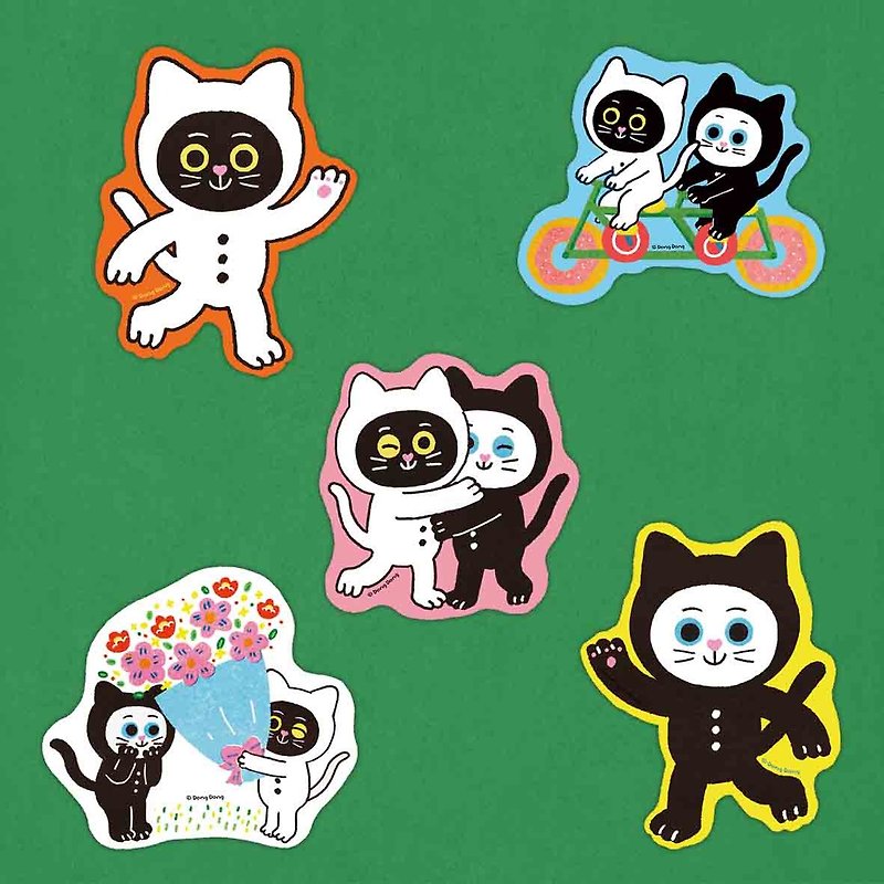 [New product] Cat-shaped postcards/Ping Ping Pong series products/Postcards - Cards & Postcards - Paper Multicolor