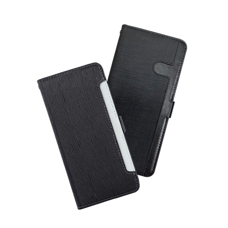 CASE SHOP Samsung A54 5G  前收納側掀/前插卡側立式皮套 - 手機殼/手機套 - 人造皮革 黑色