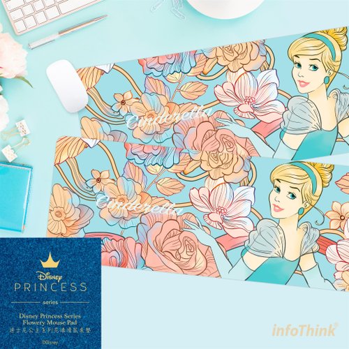 Infothinkディズニープリンセスシリーズフラワーベッドマウスマット シンデレラシンデレラ ショップ Infothink マウスパッド Pinkoi