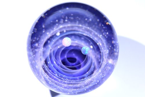 51mm 宇宙ガラスマーブル - オブジェ no.M074 - ショップ Star