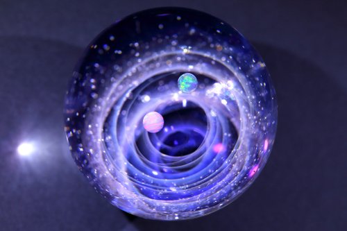 51mm 宇宙ガラスマーブル - オブジェ no.M074 - ショップ Star
