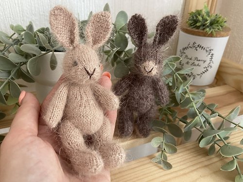 CrocheTales Mini bunny toy for a newborn photo shoot, Amigurumi bunny animal