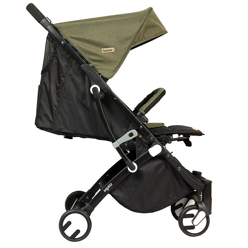 Looping Squizz3 Luggage Stroller|Olive Green (Available for Boarding + Free Rain Cover & Storage Bag) - Strollers - Other Materials Green