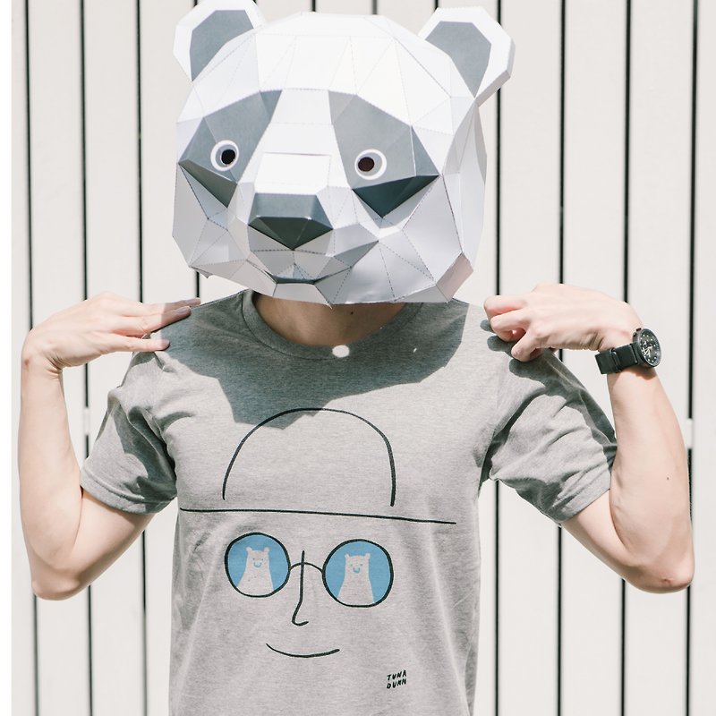 'STAY COOL' 隨著溫度改變顏色T-shirt (灰色) - 帽T/大學T - 棉．麻 灰色