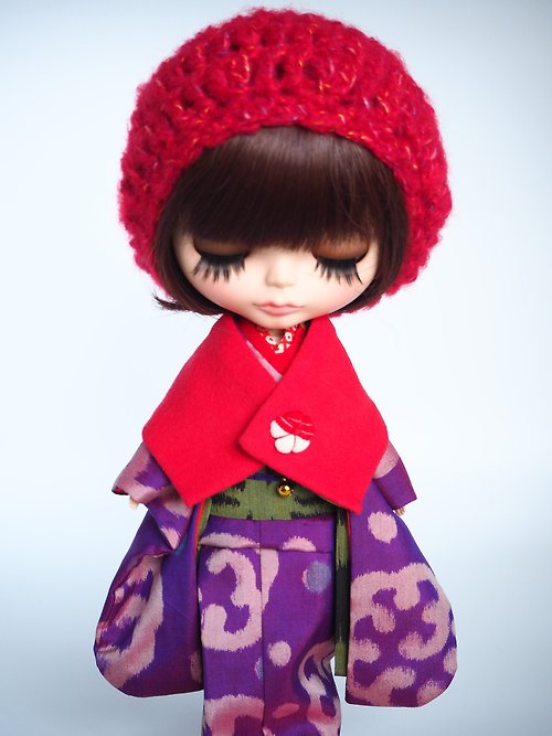 MITSUNEKO cute purple kimono