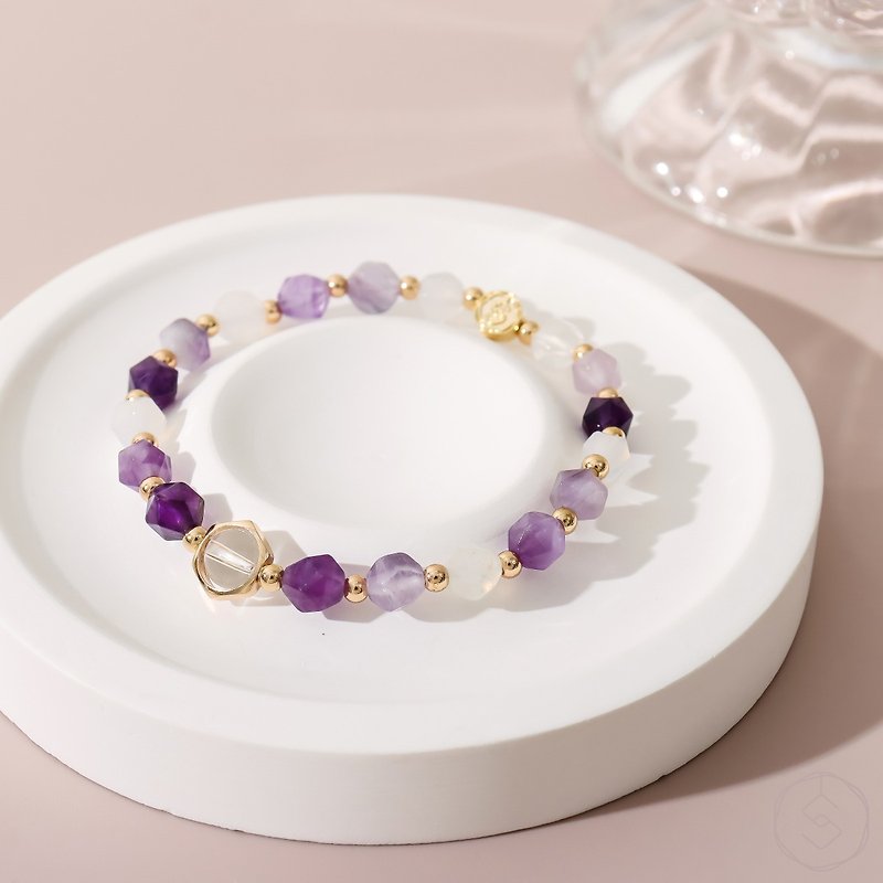 Childlike | crystal bracelet - Bracelets - Crystal Purple