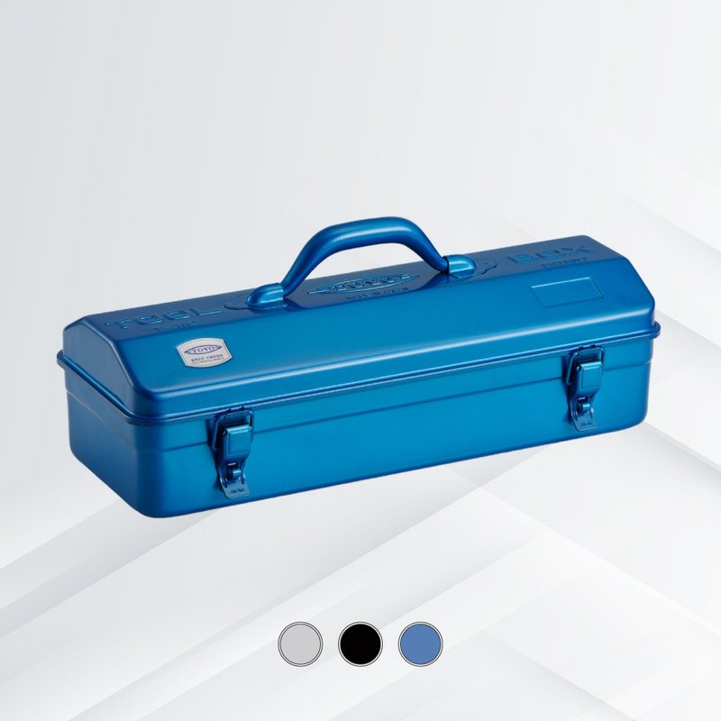 Japan TOYO mountain-shaped handle-type steel single-layer storage tool box Y-410 (3 colors) - ชั้นวาง/ตะกร้า - โลหะ หลากหลายสี