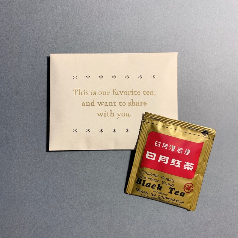 活版印刷茶包禮 消費滿500元即贈 - 卡片/明信片 - 紙 白色