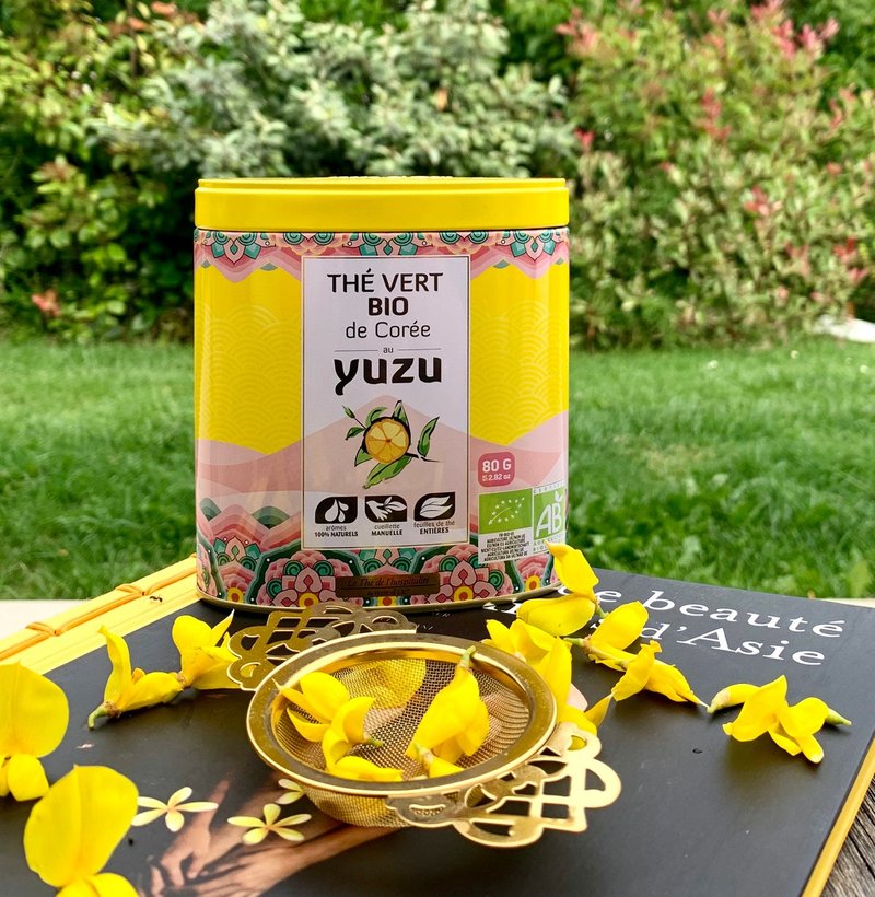 Organic Korean Green tea with Yuzu flavour - Tea - Plants & Flowers 