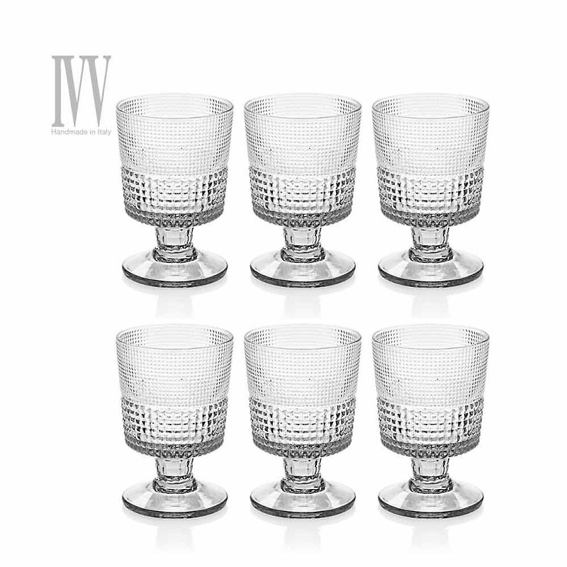 Italy IVV-SPEEDY series-240ml tall hand-made glass 6 into the group-original box - Cups - Glass 