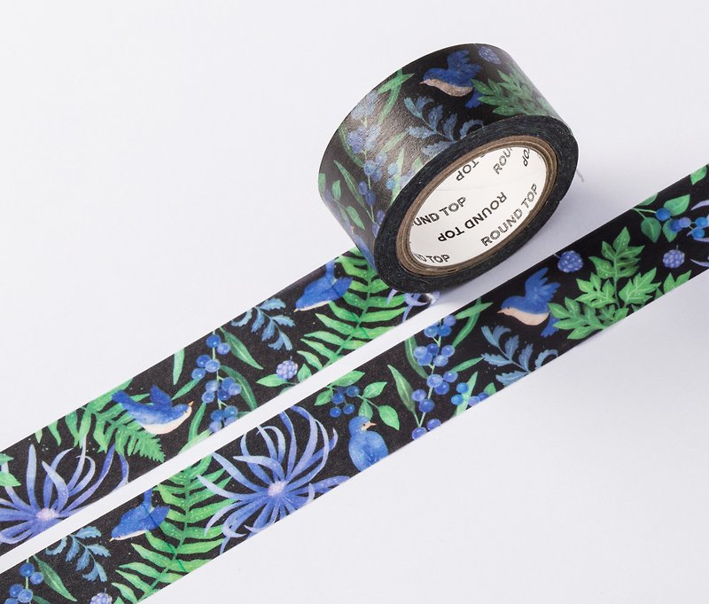Washi Tape-Twilight forest gleaming forest - Washi Tape - Paper Blue