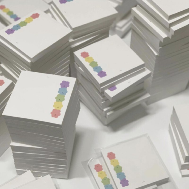 韓國文創 Chanibear memopad - five tower 好用的便条纸 9cm - 便條紙/便利貼 - 紙 