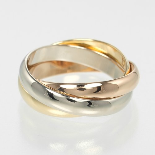 日本直送】カルティエ トリニティ 12号 リング 指輪 K18ゴールド