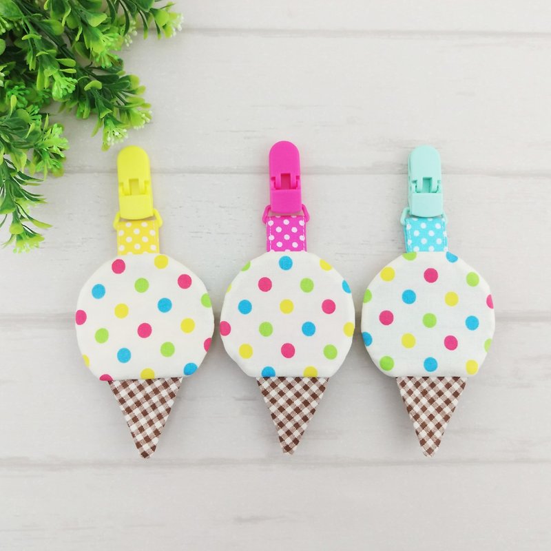 Dessert ice cream - 5 colors are optional. Shaped peace bag (can be increased by 40 embroidery name) - ซองรับขวัญ - ผ้าฝ้าย/ผ้าลินิน หลากหลายสี