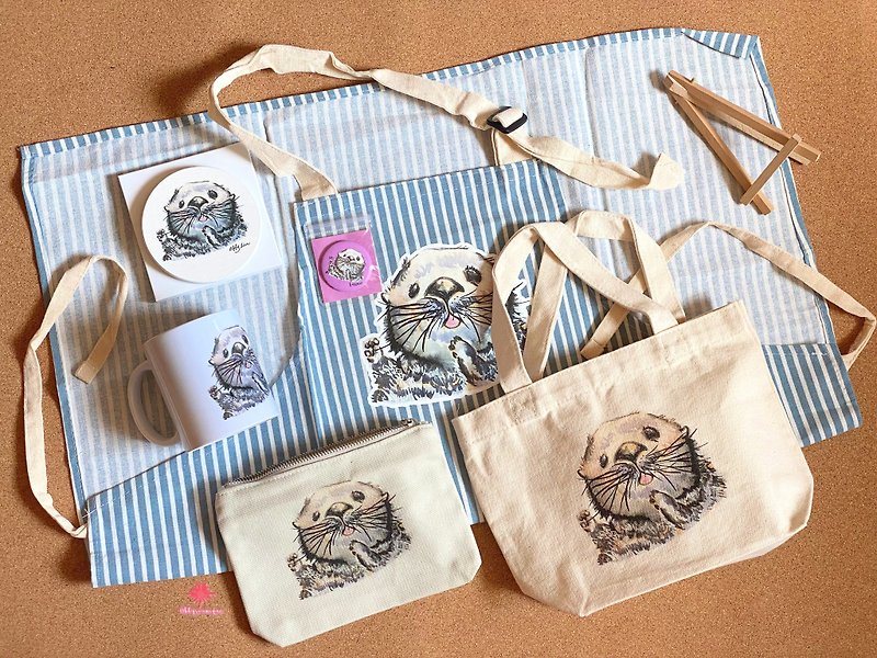 [Gift Choice] Sea Otter Fannie Special Lucky Bag - กระเป๋าถือ - วัสดุอื่นๆ สีเงิน