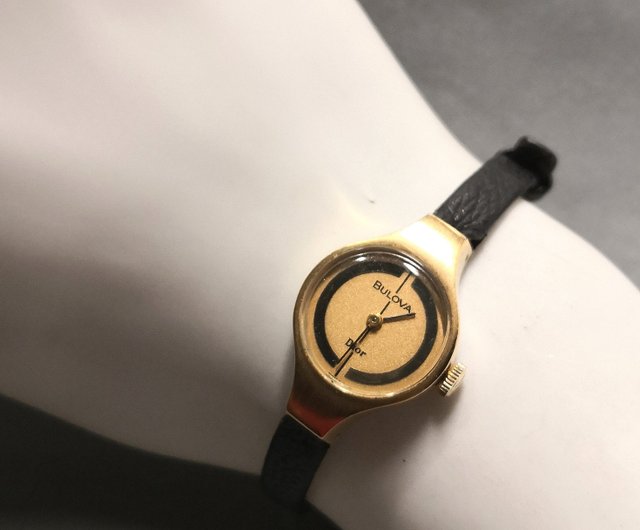 Dior x Bulova 1970s クラシック シリーズ ゴールド/ハンド