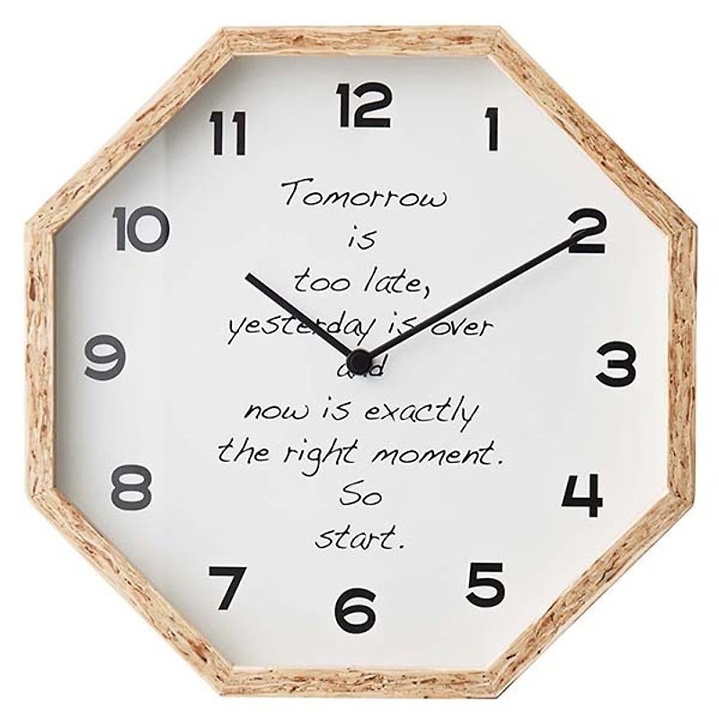 Balheary- Black/Whiteboard Silent Clock Wall Clock (White) - Clocks - Wood White