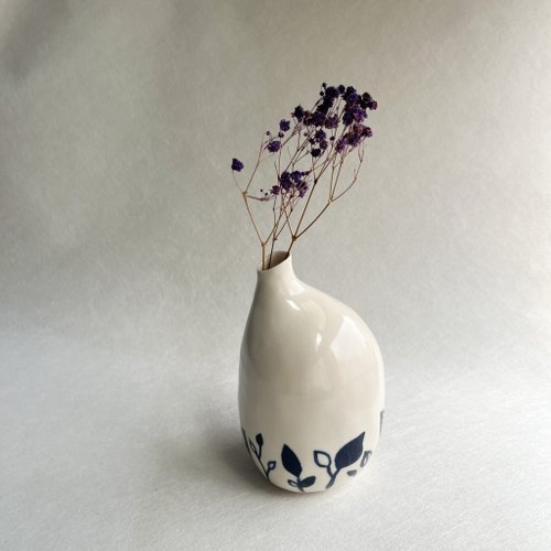 手作り陶器花瓶「灰釉と飴釉の二重彩」P87 手作り陶器花瓶「灰釉と飴釉の二重彩」P87 手作り陶器花瓶「灰