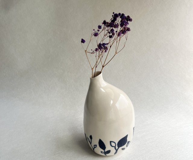 花入 花瓶 陶芸 手作り陶器 - ショップ ツーもち-陶磁器 花瓶
