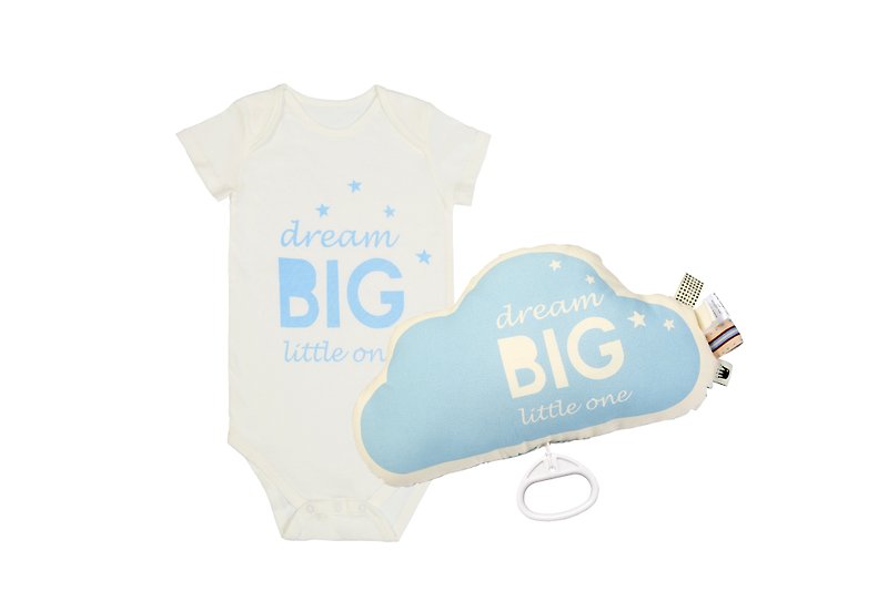★ Miyu gift box ★ cloud music music pillow + package ass clothing box - Baby Gift Sets - Cotton & Hemp Blue