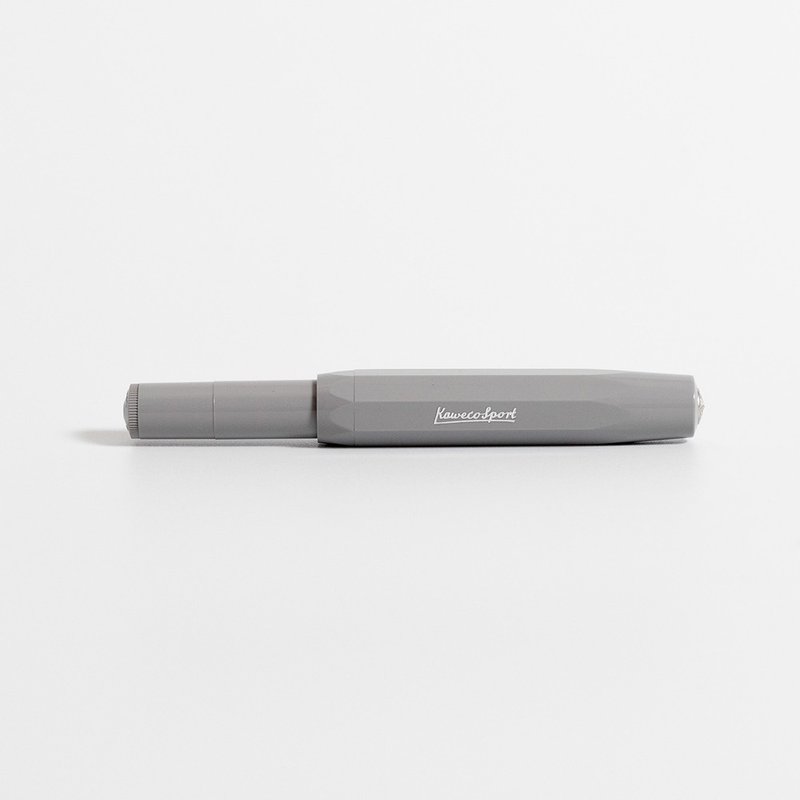 Germany KAWECO SKYLINE Sport series fountain pen Cement gray F - ปากกาหมึกซึม - เรซิน สีเทา