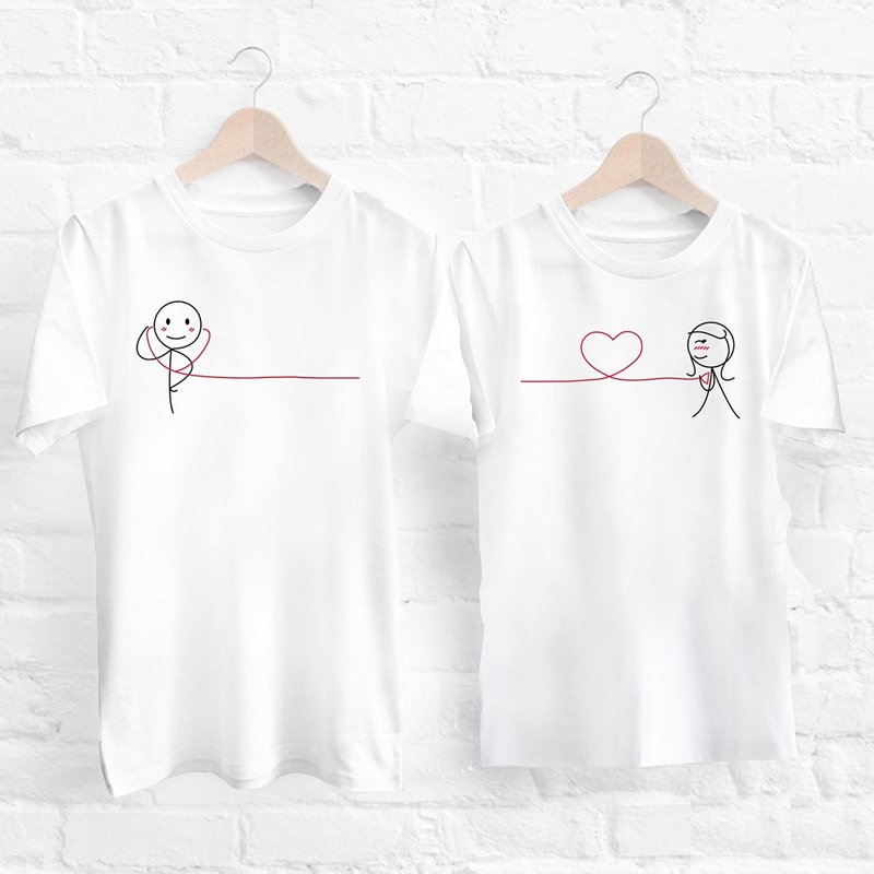 Check your love T-shirt - 帽T/大學T - 棉．麻 
