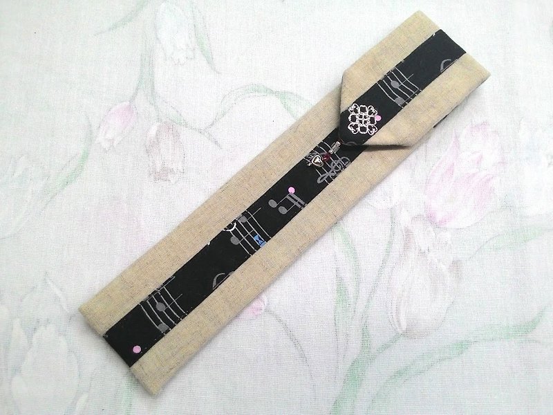 餐具組隨身收納袋 筷套F02-033~獨特設計手工縫製 - 筷子/筷子架 - 棉．麻 