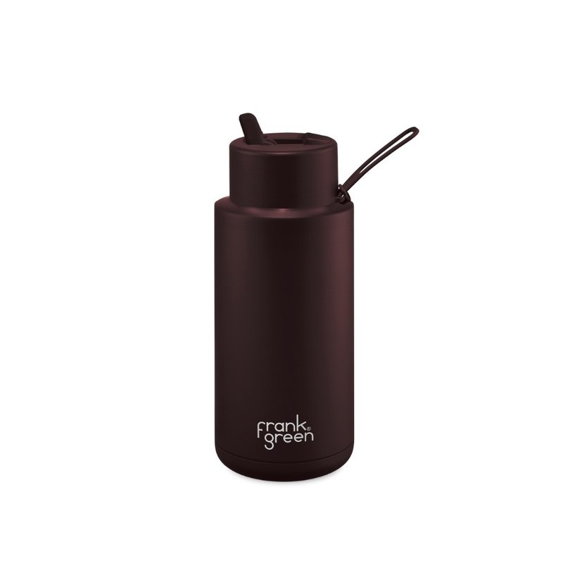 【frank green Taiwan】Triple-Walled Vacuum Insulated Bottle 1000ml - Chocolate - Pitchers - Stainless Steel Brown