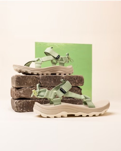 米蘭皮鞋Milano MERRELL SPEED FUSION WEB SPORT厚底水陸兩棲涼鞋 女鞋-綠色