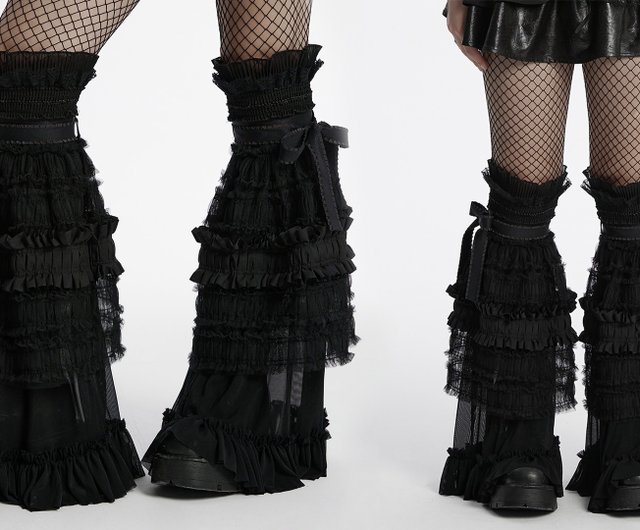 パンクロリータシェイプシフターフリルレッグラップ - ショップ