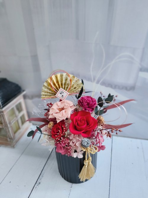 花曜日FlowerDays 【新年桌花】福氣滿滿-新年桌花