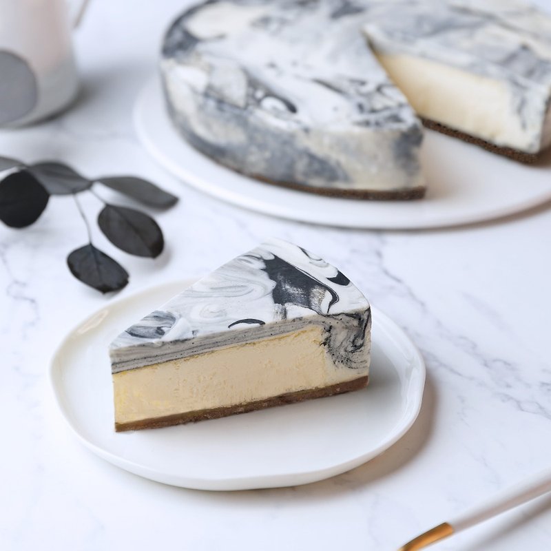 【La Fruta 朗芙】絕美大理石雙層乳酪 / 6吋 - 蛋糕/甜點 - 新鮮食材 黑色