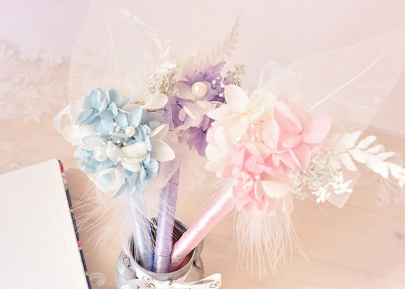 WANYI dream elf signature pen wedding wedding arrangement - Other Writing Utensils - Plants & Flowers Pink
