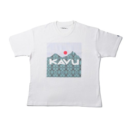 KAVU 【西雅圖 KAVU】WILD SIDE 臺灣花草寬版短T 扇蕨晨曦 #KTW005
