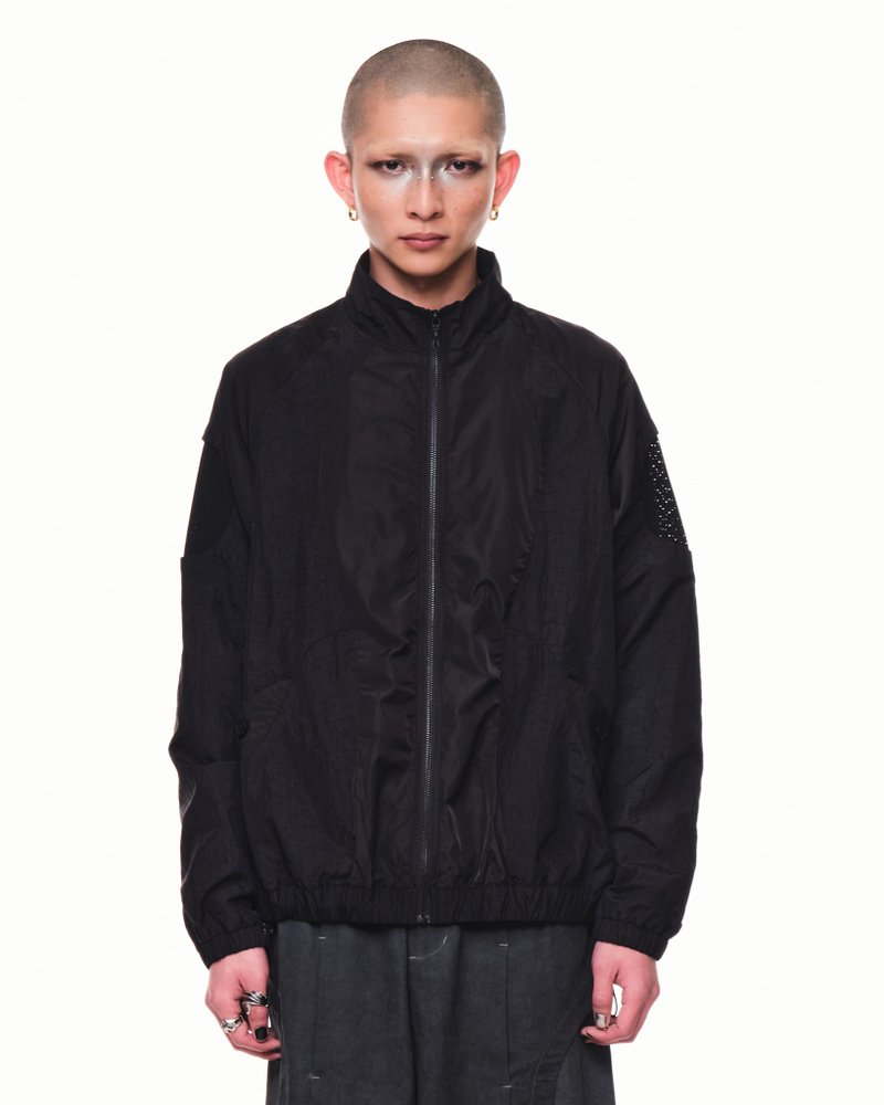 Tracksuit Jacket - 男夾克/外套 - 其他人造纖維 黑色