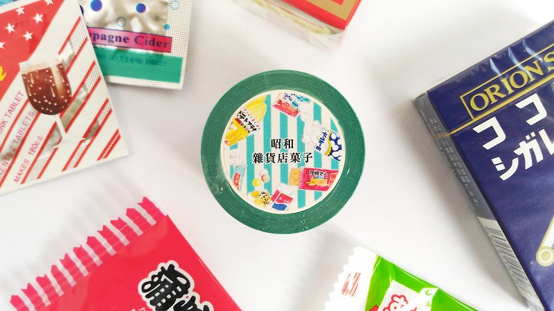 昭和食料品のフルーツ紙のテープ - 緑