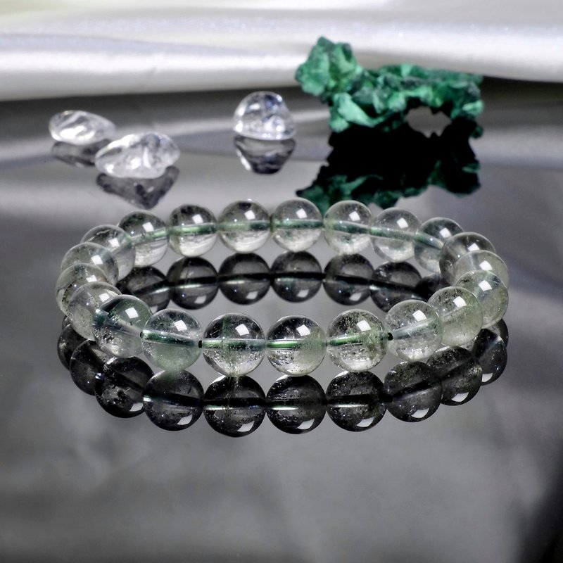 #231 One Picture One Object/9.5mm Gypsophila Green Ghost Crystal Bracelet Business Crystal Phenomenon Crystal