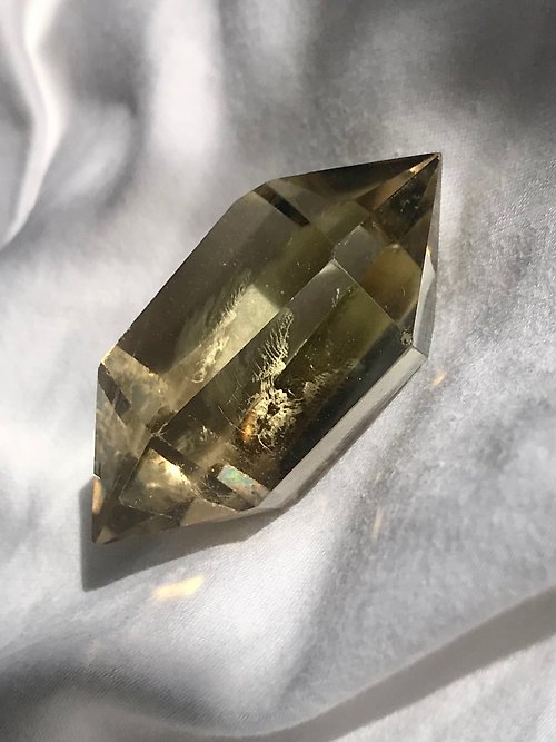 Could9Crystal 高質巴西天然黃水晶 獨特意景 千層隱山 閃透亮 黃晶 黃水晶 原石