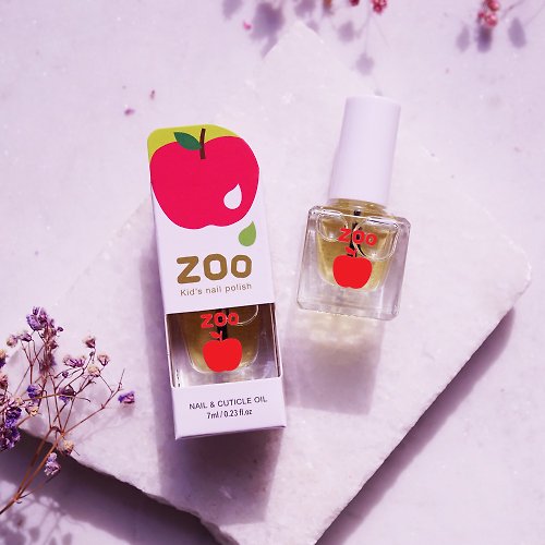 Lily35 頂級有機美妝 / ZOO設計師兒童指甲油 ZOO100 甜甜蘋果油 (指緣油) | 護甲系列 | 媽咪小孩可用