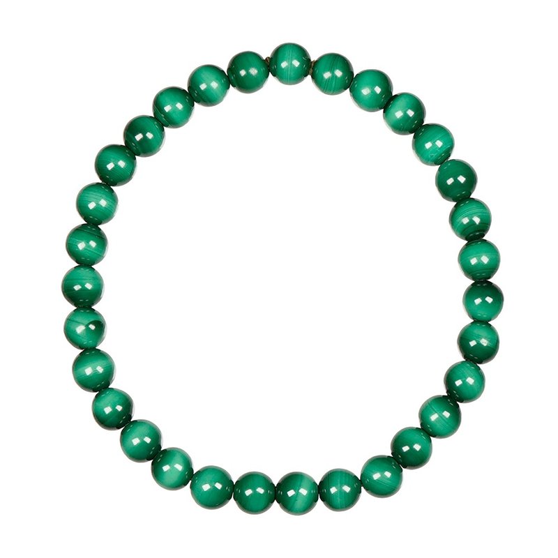 Malachite Cat's Eye 5.8-6.2mm Bracelet - สร้อยข้อมือ - เครื่องประดับพลอย หลากหลายสี