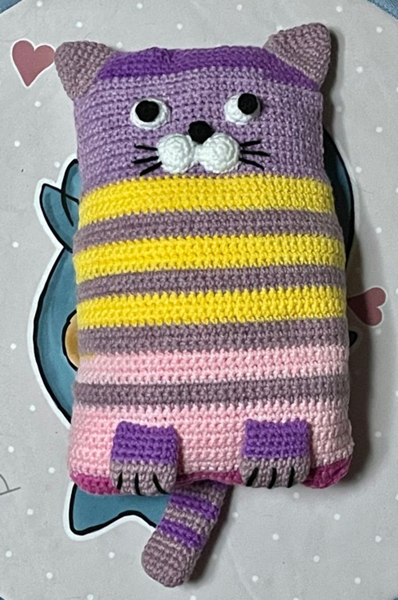 Crochet Animal Lucy the cat かぎ針編み動物かわいい猫　編みぐるみ【ルーシー・ザ・キャト 】 - 編織/刺繡/羊毛氈/縫紉 - 棉．麻 