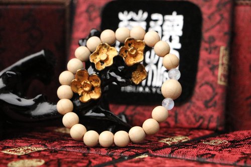 TIBUKKYO德榕藏品 新籽六道木手珠 8mm 月光石隔珠 降龍木 佛珠 念珠 手串 客製化