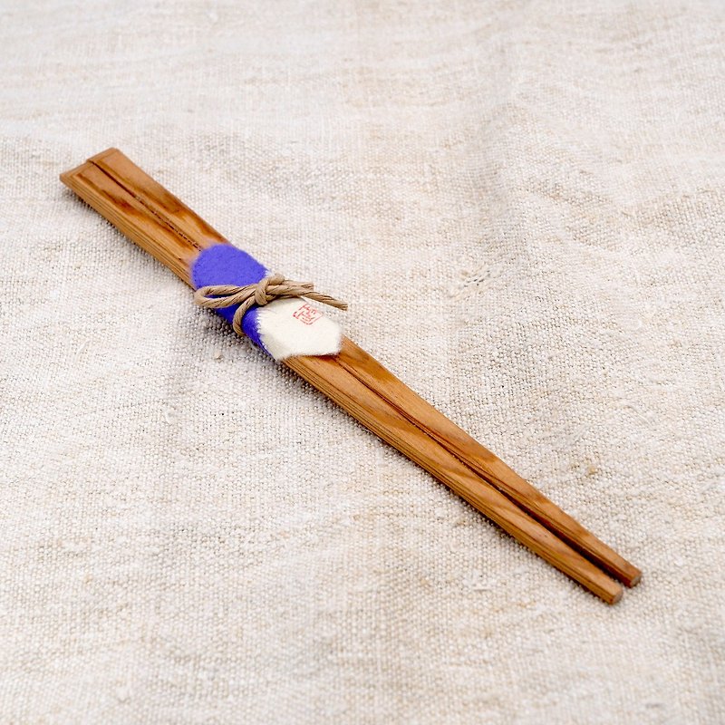 Yakushima cedar chopstick/21cm - ตะเกียบ - ไม้ 