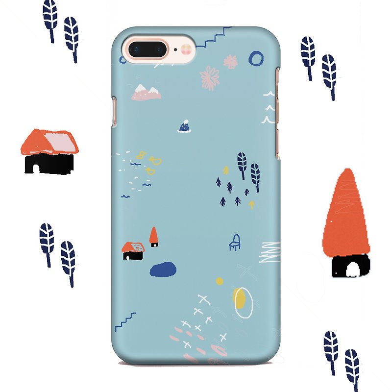 My home Phone case - Phone Cases - Plastic Blue
