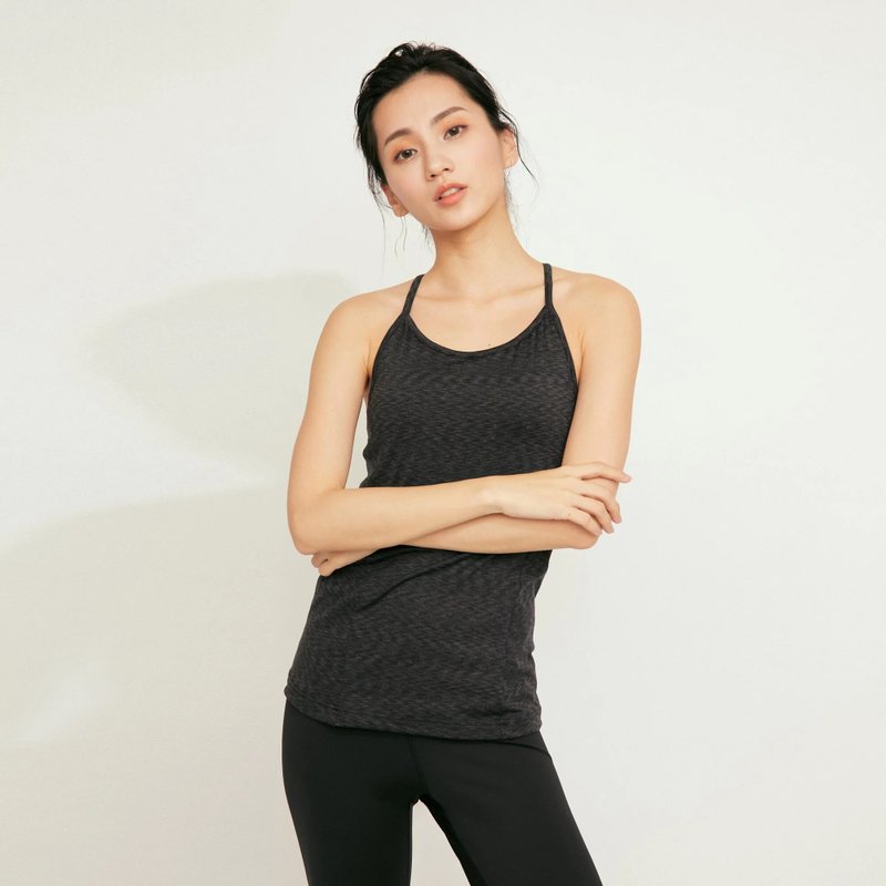 Free-body Bra Top-Graphite Black - ชุดโยคะ - เส้นใยสังเคราะห์ สีดำ