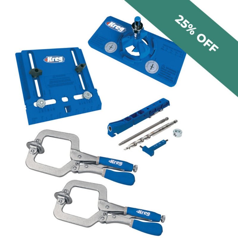 Kreg 櫥櫃治具套組 - 零件/散裝材料/工具 - 其他材質 藍色