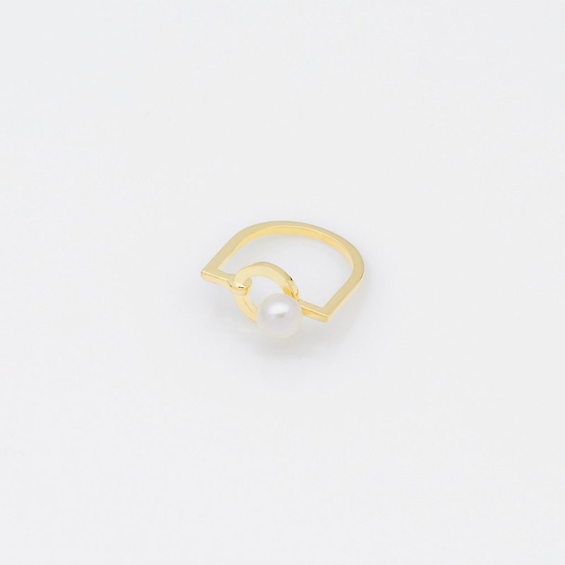 Olga ring - แหวนทั่วไป - ทองแดงทองเหลือง สีทอง