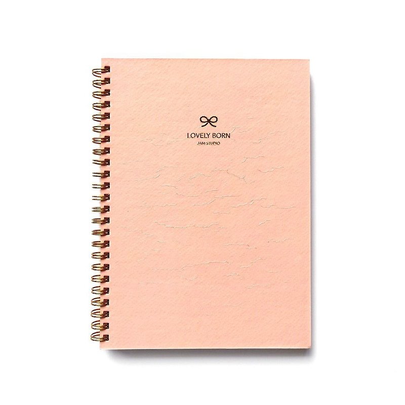 Otaru sale - classic bow notebook - baby powder-1, JSD76472-X1 - สมุดบันทึก/สมุดปฏิทิน - กระดาษ สึชมพู