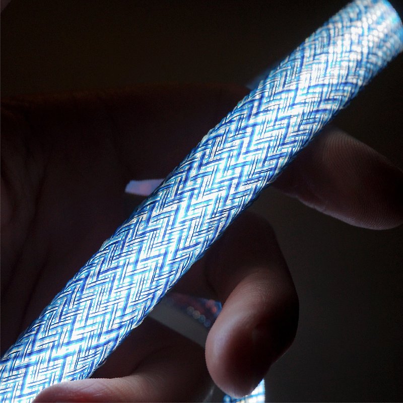 Soft Ribbon - Water Azure - โคมไฟ - พลาสติก สีน้ำเงิน